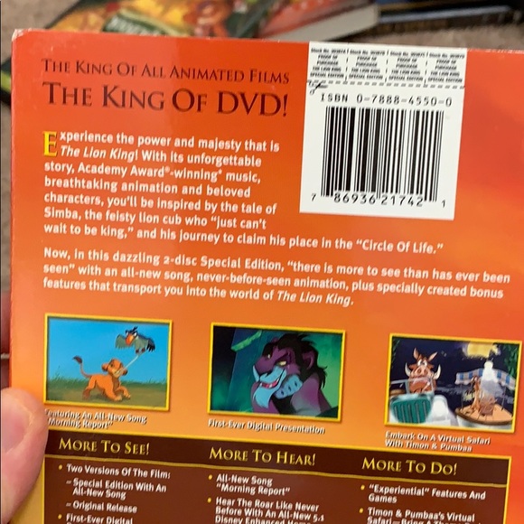 The Lion King - Platinum Edition DVD Two-Disc - Picture 3 of 10